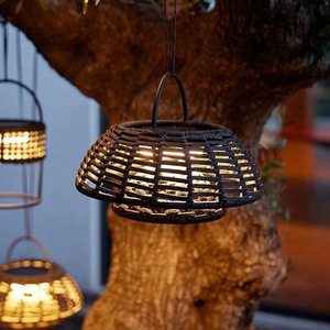 Açık güneş avlu ışık, asılı su geçirmez dekoratif ışık, rattan avize açık su geçirmez ışıklar - Product Image 3