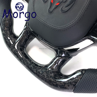 Accessoires Volant en fibre de carbone forgé de style tout-terrain personnalisé pour Dodge Ram 1500 3500 4500 TRX Rebel Dodge Pickup Truck