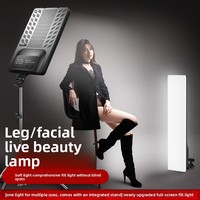 Lampe de remplissage LED de 32 pouces pour caméra, grille de beauté plate carrée, lumière de studio dimmable bicolore pour YouTube et TikTok