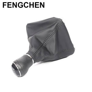 Cache-poussière pour pommeau de levier de vitesse en cuir pour Skoda Octavia A7, boîtier de levier de vitesse 5 ou 6 vitesses - Product Image 4