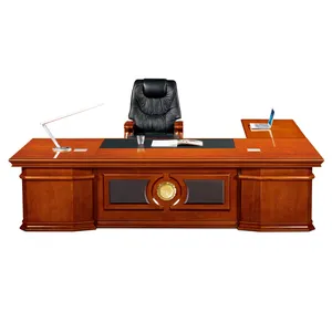 Factory Custom Modern Design Solid Wood Boss CEO Working Table for Office