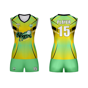 Maglia e Pantaloncini Personalizzati per Beach Volley, Uniformi Sublimate ad Asciugatura Rapida per Uomo e Donna - Product Image 1