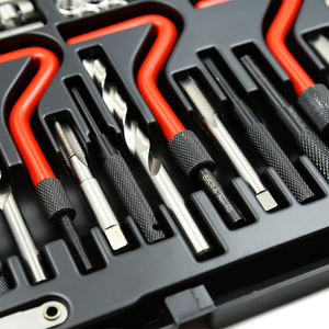 GSR HSS metrico <span class=keywords><strong>Helicoil</strong></span> M5-M12/M6-14 kit di riparazione filettatura strumento di riparazione filettatura punte per trapano inserti filettati per rubinetto a vite - Product Image 4