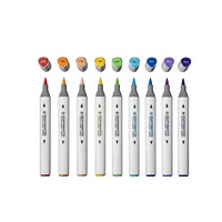 Marqueurs liquides acryliques à double pointe STA, ensembles de stylos marqueurs 24/36/48/60 couleurs, stylos à peinture permanents à séchage rapide et imperméables pour la peinture artistique