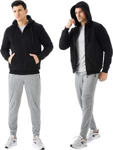 Felpa con Cappuccio Personalizzata da Uomo in Pile Pesante con Motivo Spider Stampato a Rilievo e Zip Intera - Product Image 4