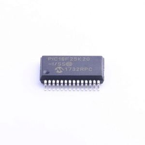 MCU 8 บิต PIC18 PIC RISC 32KB แฟลช 2.5V/3.3V 28 พิน SSOP แบบหลอด - ราง/หลอด PIC18F25K20-I/SS - Product Image 1