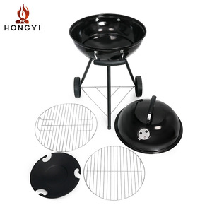 Parrilla de carbón Hongyi de 6 kg, portátil, para exteriores, con ruedas, para 3-5 personas, para acampar y asar. - Product Image 3