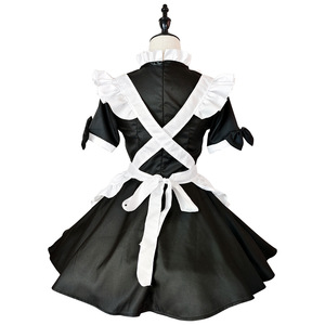 Bear Maid Outfit Cosplay Costume Black White Lolita Anime Performance Dress With Cat Ears For Role Play - Product Image 5