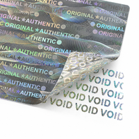 Étiquette holographique anti-effraction résistante à l'huile, directement du fournisseur, pour l'authentification de la marque et la validation de l'authenticité