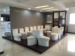 Inodoro de Dos Piezas de Alta Calidad, Cerámico, Moderno, Alargado, con Doble Descarga, Sifón en P, Montado en el Suelo - Product Image 6