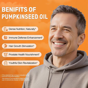 Cápsulas Blandas 2 en 1 de Aceite de Saw Palmetto y Semillas de Calabaza de Alta Calidad, Apoyo para la Salud de la Próstata y el Cabello - Product Image 4