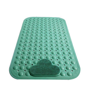 Tapis de Douche Antidérapant en Plastique pour Salle de Bain avec Ventouses et Trous de Drainage, pour Massage des Pieds - Product Image 1