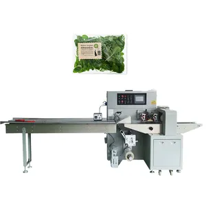 Automatic pillow type food small toys vegetable fruit pva film packing machine product