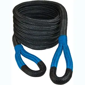 3.8ton Kinetic Recovery Rope Heavy Duty Nylon Double Braid With Bag And Soft Shackle Car Tow Kit For Truck Offroad ATV UTV SUV