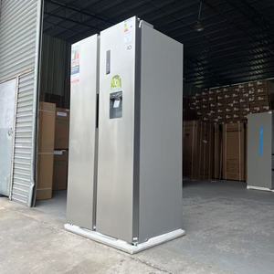 Stainless Steel 2 Door Fridge Side by 691L Double Large Size With Dispenser Fan Cool Frost Free <b>Refrigerator</b> 2 Door Fridge - Product Image 3