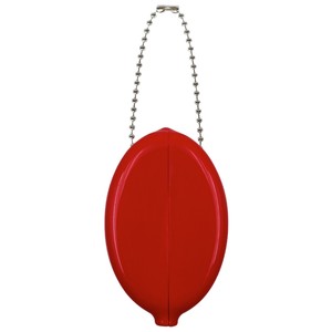 BOCE Customized creative portable oval PVC mini wallet <b>keychain</b> - Product Image 4