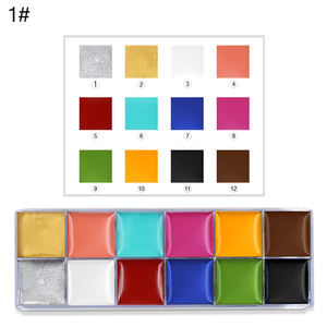 <span class=keywords><strong>Kit</strong></span> de peinture corporelle à base d'eau lavable de haute qualité, <span class=keywords><strong>professionnel</strong></span>, coloré, soyeux, non toxique et longue durée pour enfants - Product Image 3