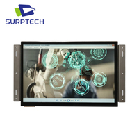 10 15 17 12 19 pouces écran industriel moniteur à écran LCD VGA HDMI USB écran tactile capacitif moniteur d'installation intégré