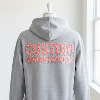 Patchs thermocollants personnalisés en forme de cœur brisé avec logo, petits mini-patches à sequins verts, rouges et argentés pour vêtements et chemises