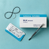 Fil de Suture en Soie Stérile Personnalisé OEM avec Aiguille – Fournitures Médicales Chirurgicales
