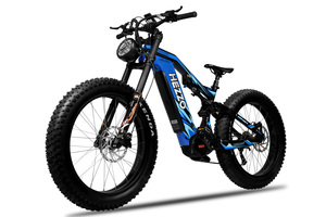 Bicicleta Eléctrica HEZZO con Motor de 1000W, Alcance de 70-90KM, Control por Aplicación, Impermeable, Cuadro de Aluminio de 26 Pulgadas, 9 Velocidades, 50km/h, Batería de Litio, Freno Delantero - Product Image 4