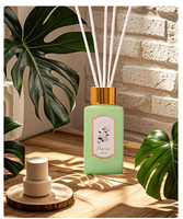 LUFU Diffuseur de parfum en rotin pour aromathérapie, parfum aux huiles essentielles aux arômes fruités, avec étiquette personnalisée, pour la maison et l'hôtel, vente en gros