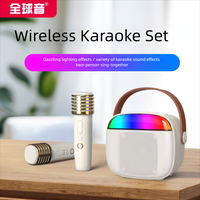 Haut-parleur de karaoké portable mini avec lumière RVB, microphones, machine KTV, subwoofer Sundown Audio pour enfants et famille