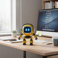 Juguete Robot Inteligente de Plástico Interactivo con IA y Control Remoto, Admite 37 Idiomas, Batería Recargable, Ideal para Niños de 5 a 7 Años