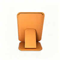 Support de carte magnétique avec support de fixation au lit, étui en cuir PU pour 15/14/13 emplacements pour cartes