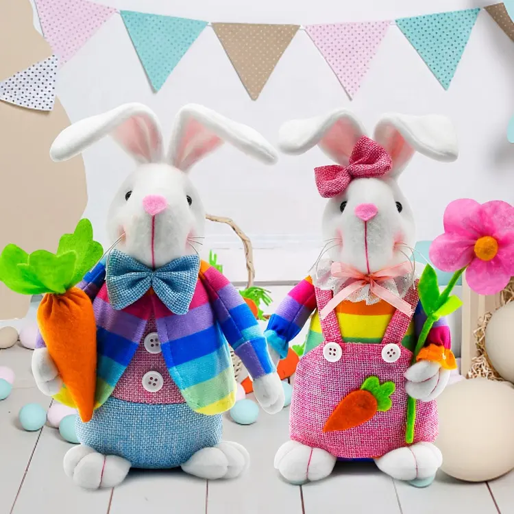 ตุ๊กตากระต่ายกระต่ายสำหรับอีสเตอร์สำหรับอีสเตอร์