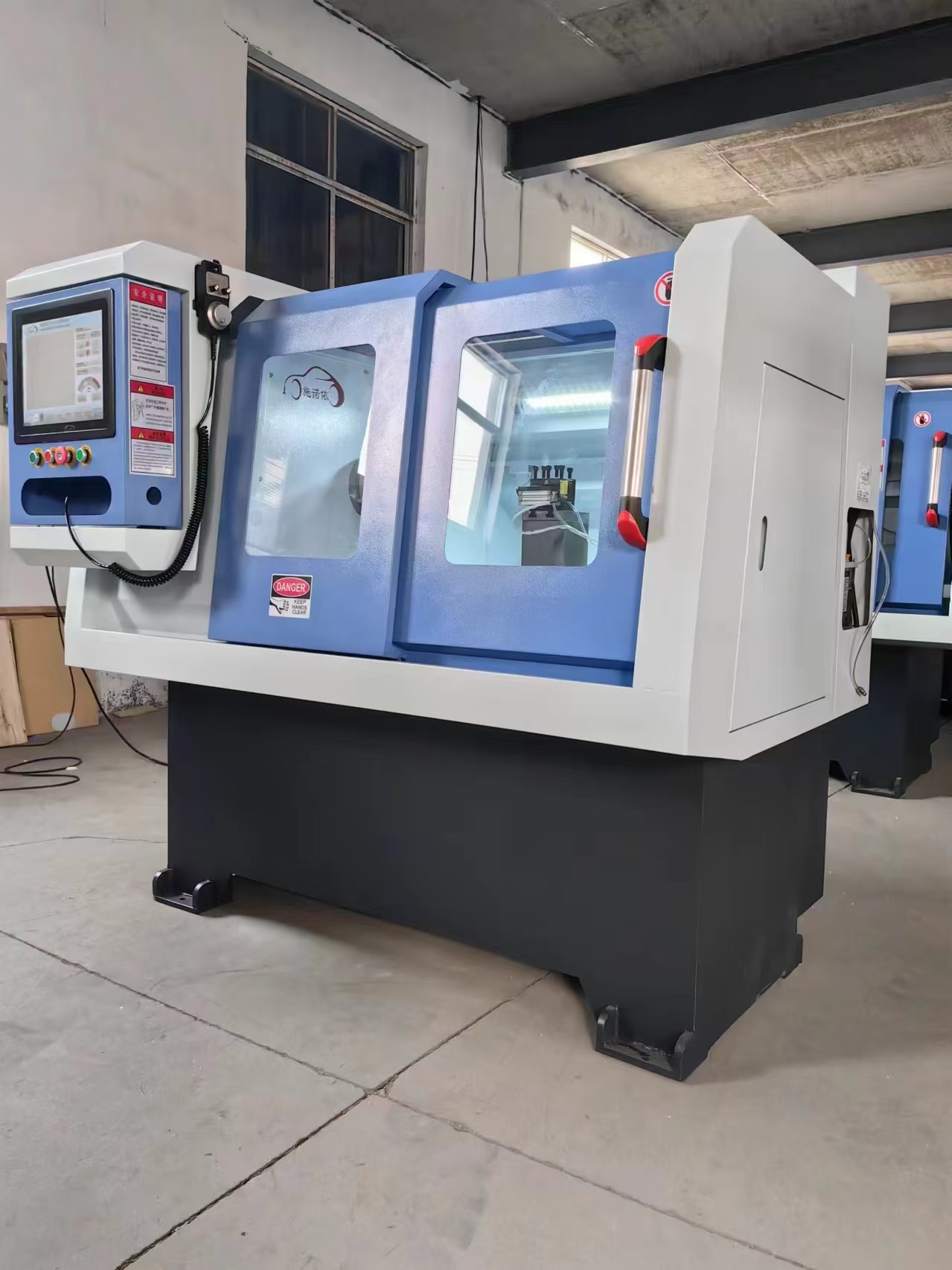 alloy wheel diamond cut machine cnc