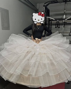 LY-PC0014 Sottogonna Soffice con 7 Cerchi in Crinolina, Diametro 63 Pollici (160cm), per Abiti da Quinceañera e da Ballo, Taglia Personalizzabile - Product Image 5