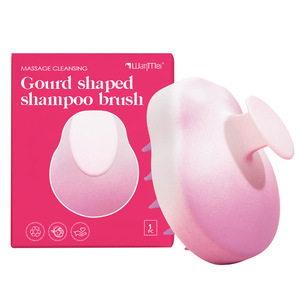 Scalp Massage Hair Brush Gourd Shaped Soft Tooth 10cm Or Less PSTP Material Adult Shampoo Massager Hair <b>Smoothing</b> <b>Tool</b> - Product Image 2