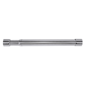 Tringle télescopique en acier inoxydable pour penderie, sans perçage, fixation par bride, barre transversale - Product Image 3
