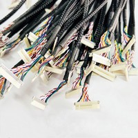Individueller 20 30 40 Pin DuPont Verbinder zu LCD-Kabel IPEX-Anzeige LVDS-Kabel für LCD-Bildschirm LCD-Panel-Kabel