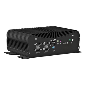 Terminal de servidor de borde industrial resistente I7 1370P Barebone sin ventilador con 2 LAN RS485 GPIO 4G SIM LTE VR AR portátil 1 año de garantía - Product Image 2