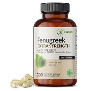 Cápsulas de extracto de semilla de fenogreco personalizadas Cápsulas de vegertarin de fenogreco Soporte de fenogreco Cápsula dura de salud general - Product Image 3