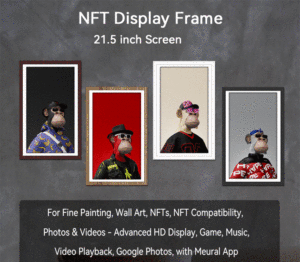 21.5 "22" 32 "33" 40 "55" Kích thước lớn màn hình nghệ thuật hình ảnh nghệ thuật nft 4K Video hiển thị bộ sưu tập Wifi Wallet LCD Khung ảnh kỹ thuật số - Product Image 2