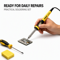 Kit de fer à souder professionnel 8 pièces, ensemble de fer à souder électrique avec accessoires complets pour la réparation électronique et le bricolage