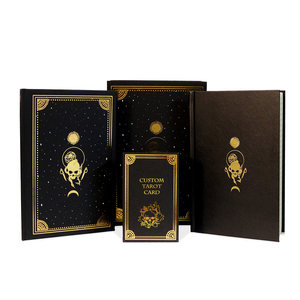 Tarjetas <span class=keywords><strong>de</strong></span> oráculo impresas personalizadas, <span class=keywords><strong>baraja</strong></span> <span class=keywords><strong>de</strong></span> Tarot con bordes dorados <span class=keywords><strong>de</strong></span> alta calidad, libro <span class=keywords><strong>de</strong></span> instrucciones en español, caja <span class=keywords><strong>de</strong></span> papel rígida - Product Image 2