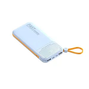 Snew embalagem de produtos 2023 acessórios para celular power bank com carregador rápido adaptador de led power bank carregamento rápido
