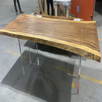 Nouveau design de table en bois massif étanche à l'humidité personnalisable par l'usine