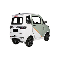 Mini Auto Eléctrico de Cabina con Certificación EEC L6e COC, 2-3 Plazas, con Volante Central y Freno de Disco Hidráulico