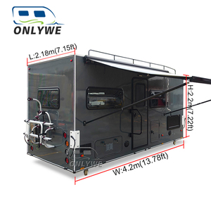 ONLYWE 4x4 Consommation Économique, Boîte de <span class=keywords><strong>Camping</strong></span>-Car 4x4, Camion d'Expédition 6x6 <span class=keywords><strong>avec</strong></span> Salle de Bain Intégrée, <span class=keywords><strong>Camping</strong></span>-Car Coulissant pour Camion - Product Image 2