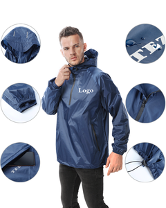 China Factory OEM Good Price Navy Cycling <strong>Jacket</strong> <strong>Men</strong> Waterproof <strong>Running</strong> <strong>Jacket</strong> - Product Image 3