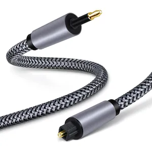 Профессиональный оптоволоконный кабель OUFAN 3,5 мм Toslink к мини-разъему Toslink коннектор ps4 Цифровой оптический SPDIF аудио кабель