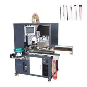 Hoàn toàn tự động AMP và te kết nối Máy Uốn Tóc bồng Dây cáp cắt Dải thiết bị đầu cuối uốn nhà nối chèn nhúng máy thiếc - Product Image 2