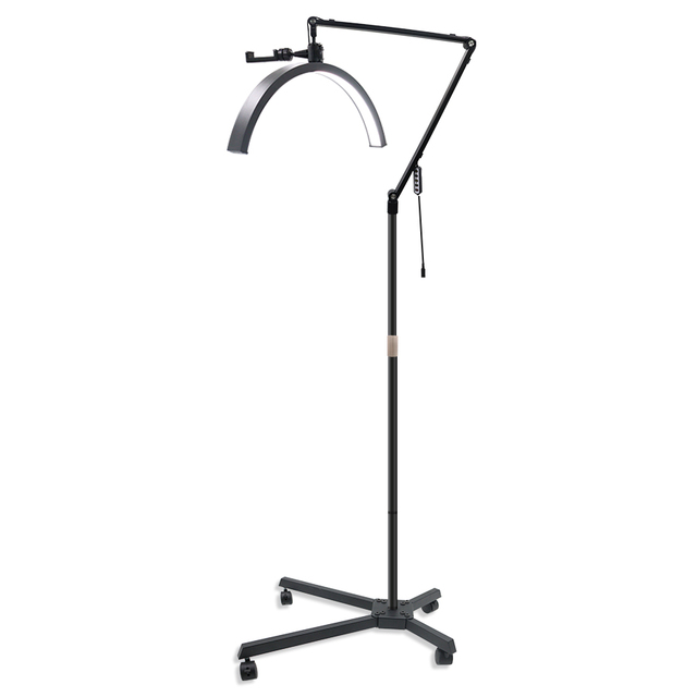 New 24" Half Moon LED Light for Lashes Arc Floor Beauty Spa Eyebrow Tattoos Artists Eyelash Extension Salon Light 238 LEDs 11