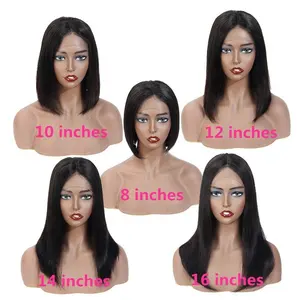 Pre Plucked Natural Hairline HD Lace Cuticle Aligned Brazilian Human Hair HD Lace Wig For Black Woman