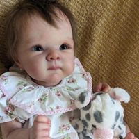 R & B pas cher réaliste nouveau-né Bebe comme vrai enfant en bas âge 3D peinture peau corps doux garçon fille poupées enfant en bas âge Reborn bébé poupées jouets